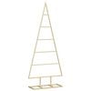 vidaXL Metalinis Kalėdų medis Auksinė 90 cm