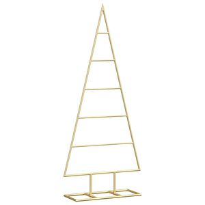 vidaXL Metalinis Kalėdų medis Auksinė 90 cm