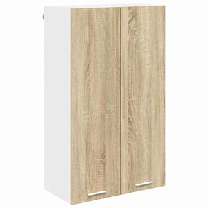 vidaXL Pakabinama spintelė su saugykla Sonoma ąžuolas 60 x 31 x 100 cm