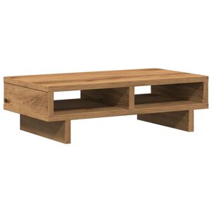 vidaXL Monitoriaus stovas, artisano ąžuolo, 50x27x15cm, mediena
