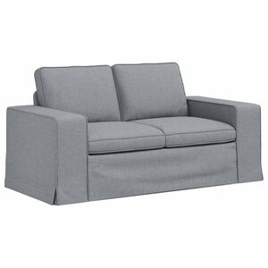 vidaXL Sofa &Scaron;viesiai pilka 162 x 80 x 82 cm audinys