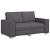 vidaXL Sofa 120cm Pilka audinys