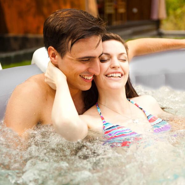 MSpa Pripučiamas kubilas Silver Cloud, anglies pilka, 180x70cm