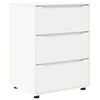 vidaXL Oppbevaringsskap 60 x 48 x 81 cm Apdirbta mediena Balta