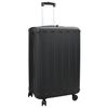 vidaXL Lagaminas su užraktu Juoda 50 x 30 x 76 cm ABS plastikas