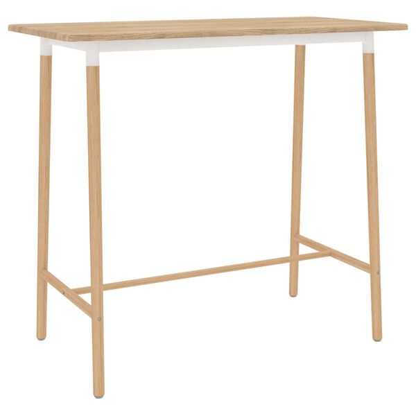 vidaXL Baro baldų komplektas, 5 dalių, juodas (287253+2x287259)