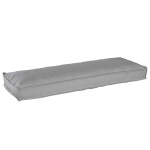 vidaXL Pagalvėlė Oksfordo audinys Pilka 120 x 40 x 8 cm
