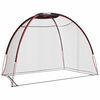 vidaXL Golfas mokymo priemonės Juoda 314 x 150 x 206 cm Poliesteris