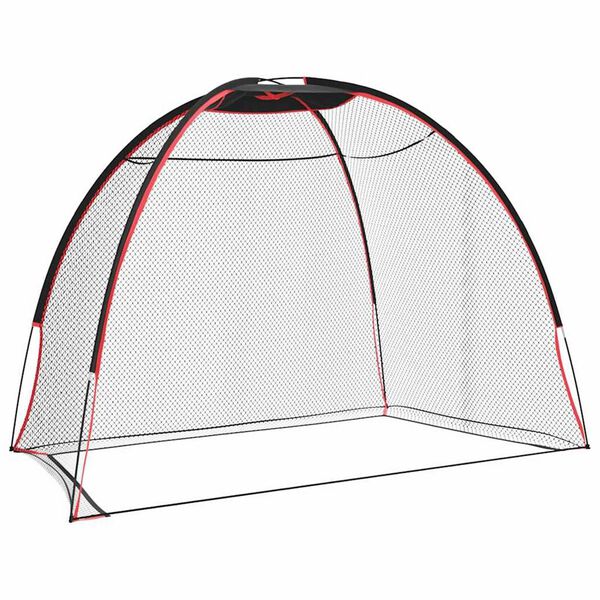 vidaXL Golfas mokymo priemonės Juoda 314 x 150 x 206 cm Poliesteris