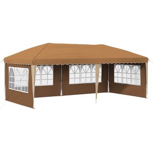 vidaXL Pop-up &scaron;ventinis palapinė 574 x 289 x 245 cm Smėlio