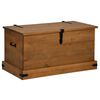 vidaXL laikymo skrynia HALDEN 91x48x47 cm medžio masyvo pu&scaron;is