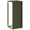vidaXL Malkų lentyna Olive Green 25x25x60 cm Šaltai valcuotas plienas
