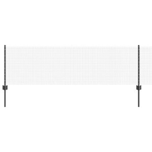 vidaXL Suvirintas vielos tvora su stulpeliais 100 x 0,6 m Pilka