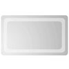 vidaXL LED vonios veidrodis Skaidrus 50 x 30 cm grūdintas stiklas