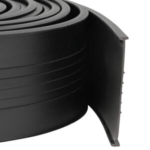 vidaXL Garažo durų sandarinimas Juoda 70 x 6 mm 4,5 m PVC