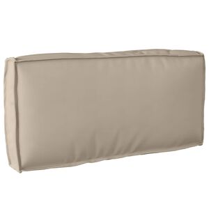 vidaXL Pagalvėlė Oksfordo audinys Taupe 80 x 40 x 12 cm