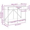 vidaXL Konsolinis stalas su stalčių Juodas ąžuolas 100 x 39 x 78,5 cm