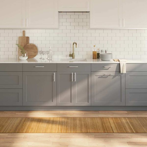 vidaXL Kilimas, natūralios spalvos, 60x1000cm, bambukas, stačiakampis