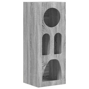 vidaXL Kabalas Pilkas Sonoma 40 x 35 x 100.5 cm Apdirbta mediena