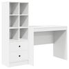 vidaXL Stalas Balta 135,5 x 50 x 127 cm 2 vnt.
