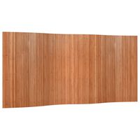 vidaXL Kambario pertvara, rudos spalvos, 165x400cm, bambukas