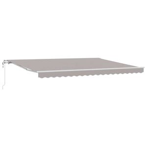 vidaXL I&scaron;traukiama markizė &Scaron;viesiai pilka 450 &times; 300 cm