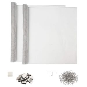vidaXL &Scaron;viesos &scaron;achtos dangtis su spaustukais 2 vnt. 70 x 130 cm