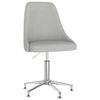 vidaXL Pasukama biuro kėdė, &scaron;viesiai pilkos spalvos, audinys