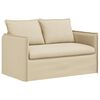 vidaXL Sofa 2 pcs Kreminė 196 x 82 x 85 cm audinys
