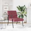 vidaXL krėslas Vyno raudona 59 x 75 x 78 cm audinys