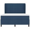 vidaXL Kiemas lova su čiužiniu Mėlyna 140 x 200 cm audinys