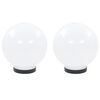 vidaXL LED lempos, rutulio formos, 2vnt., sferiniai, 20cm, PMMA
