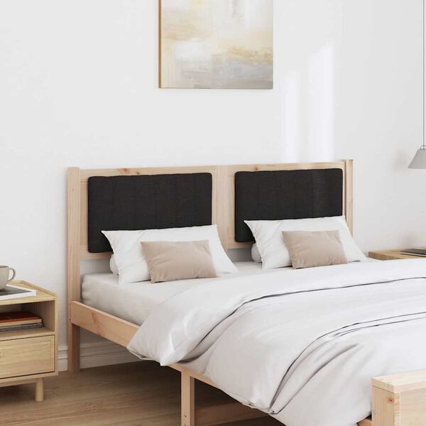 vidaXL Apmu&scaron;ta lovos galvūgalis Ruda 140 cm Kietos pu&scaron;ies mediena