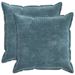 vidaXL Pagalvėlės užvalkalas 2 pcs HOUTEN Mėlyna 80 x 80 cm