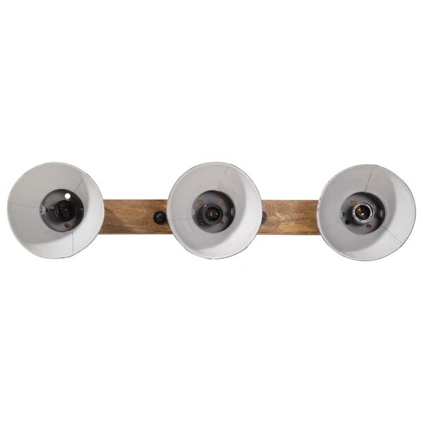 vidaXL Sieninis &scaron;viestuvas, baltintas mėlynas, 65x25cm, 25W, E27