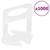 vidaXL Plytelių i&scaron;lyginimo spaustukai, 1000vnt., 1mm