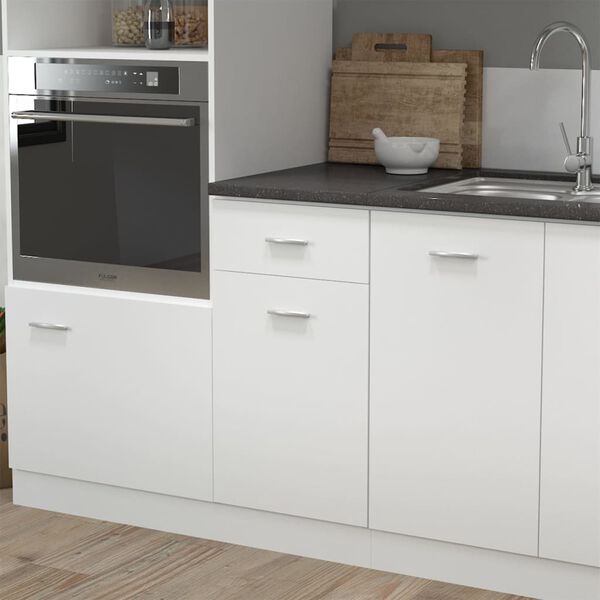 vidaXL Virtuvės stalvir&scaron;is, juodas, 40x60x2,8cm, MDP, su ra&scaron;tais