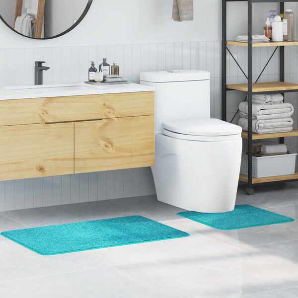 vidaXL Antisklidus vonios kilimėlių rinkinys 2 pcs Turkio PP