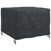 vidaXL Baldų uždangalas Paprastas Juoda 113 x 113 x 73 cm 420D