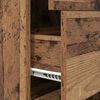 vidaXL Knygų spinta Sena mediena 40 x 35 x 180 cm Apdirbta mediena