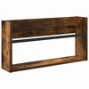 vidaXL Žurnalų stovas Rūkyta ąžuolas 60 x 12 x 30 cm Apdirbta mediena