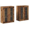vidaXL Sieniniai baldai 2 vnt. Senovinis medis 69,5 x 34 x 90 cm