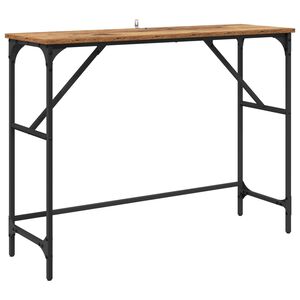 vidaXL Konsolinis stalas Senas medis 100 x 32 x 75 cm Apdirbta mediena