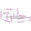 vidaXL Lovos rėmas, Viana, be čiužinio, rudos, 180x200cm, dirbtinė oda