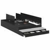 vidaXL Lova su daiktų laikymo vieta su stalčių Juodas ąžuolas 120 cm