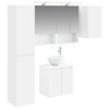 vidaXL Vonios spintos komplektas 5 pcs Balta 50 x 14,5 x 70 cm