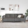 vidaXL Sofa Tamsiai pilka 250 x 188 x 76 cm Kordūrinis audinys