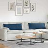 vidaXL Sofa Pagalvės 2 pcs Mėlyna 120 x 40 cm audinys