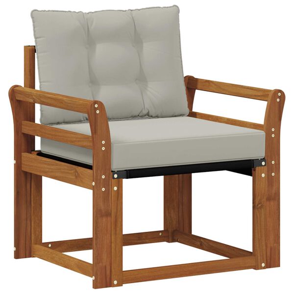 vidaXL Lauko sofos komplektas Kietasis akacijos medis ir Textilene