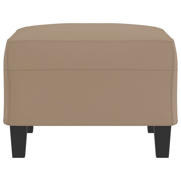 vidaXL Pakoja, kapučino spalvos, 70x55x41cm, dirbtinė oda